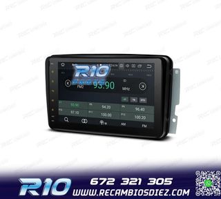 RADIO GPS ANDROID 12 PARA MERCEDES VIANO VITO C W203 A W168