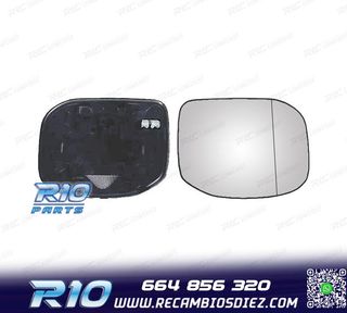 CRISTAL ESPEJO + BASE DERECHO HONDA ACCORD 08-15