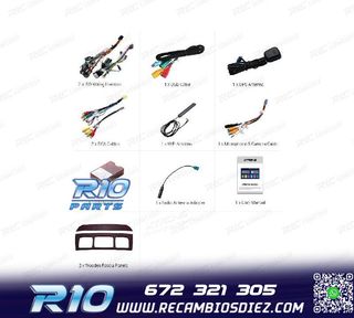 RADIO GPS ANDROID 10 PARA MERCEDES S W220 98-05