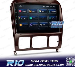 RADIO GPS ANDROID 13 MERCEDES CLASE S W220 98-05