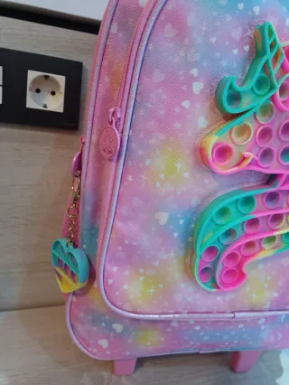 Mochila Unicornio Carro a estrenar con etiquetas