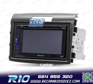 MARCO NEGRO RADIO 2-DIN PARA HONDA CR-V 12-17