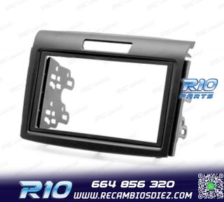 MARCO NEGRO RADIO 2-DIN PARA HONDA CR-V 12-17