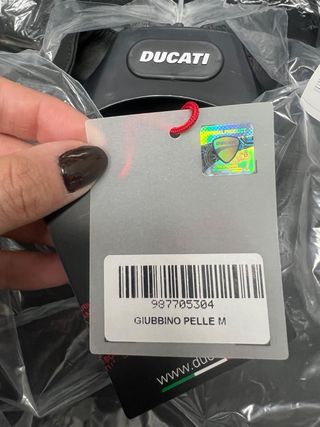 Chaqueta Piel Ducati Negra