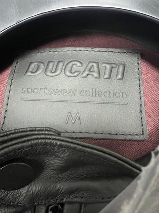 Chaqueta Piel Ducati Negra