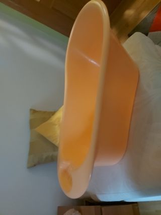Bañera bebé naranja