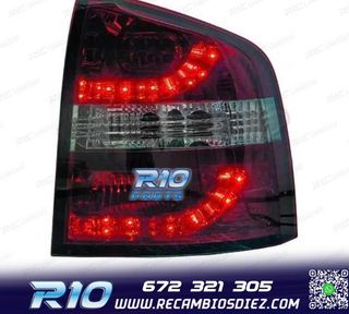 PILOTOS SKODA OCTAVIA KOMBI 05-13 LED ROJO AHUMADO