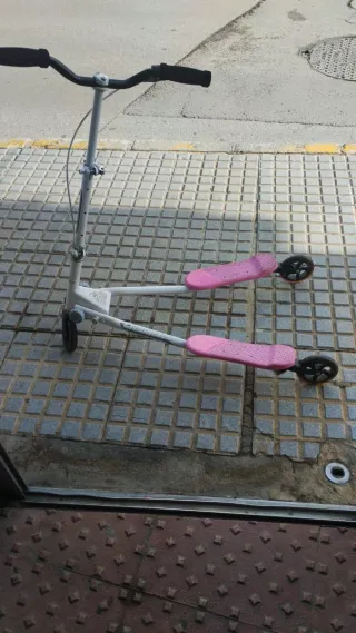 Patinete 3 ruedas rosa