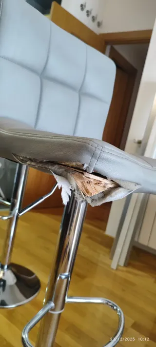 Taburetes de barra grises (2 unidades)