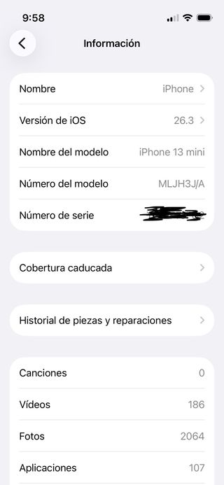 iPhone 13 mini azul 128gb