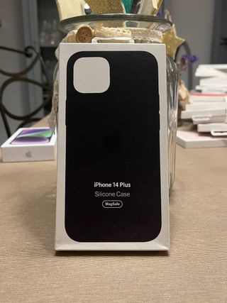 Funda iPhone 14 Plus Silicona MagSafe Negra