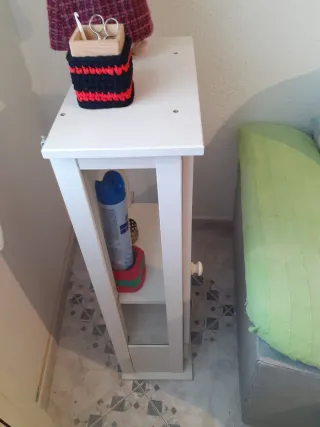 Mueble Vitrina Blanco 47x25x99cm