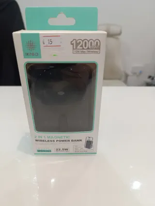 Ikrea Power Bank 12000 mAh Magnética