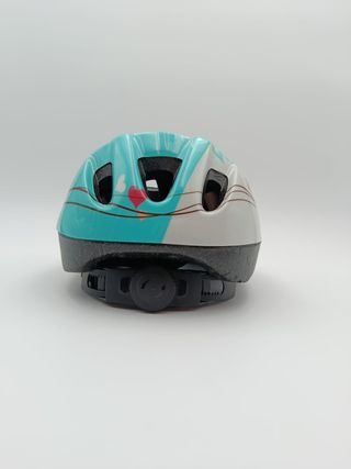 Casco Bici Donna Cuore Azzurro