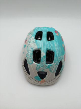 Casco Bici Donna Cuore Azzurro