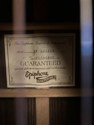 Epiphone Masterbilt DR-500 rns