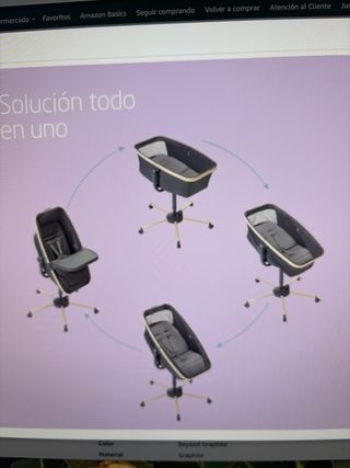Capazo Maxi-Cosi Alba reclinable