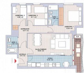 Piso en alquiler en Santa Eulàlia en Hospitalet de Llobregat, L´