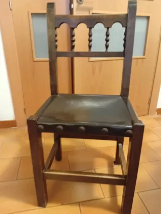 Mesa Comedor Rústica Madera y Cristal. Extensible