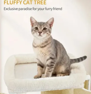 Árbol para Gatos 75cm Beige