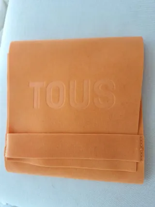 Pendientes TOUS aros plata baño Oro 18k Turquesa