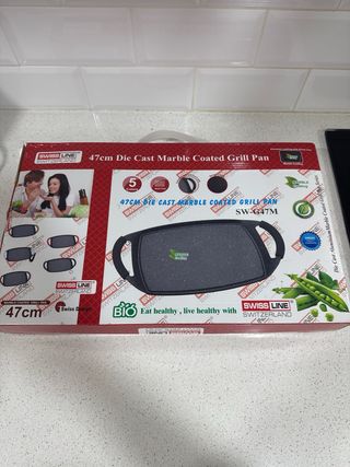 Plancha Grill 47cm con Asas