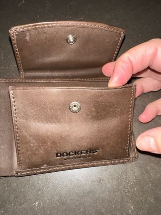 Cartera Dockers Marrón Chocolate