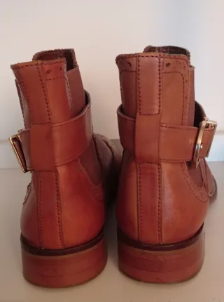 Botines piel Dune London Marrones Talla 40