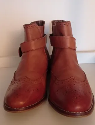 Botines piel Dune London Marrones Talla 40