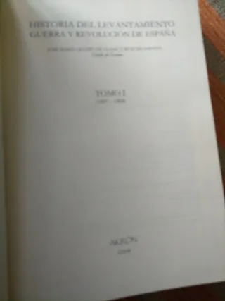 Historia del levantamiento, guerra y revolución...