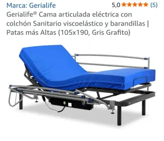 Cama articulada ortopédica 105x190
