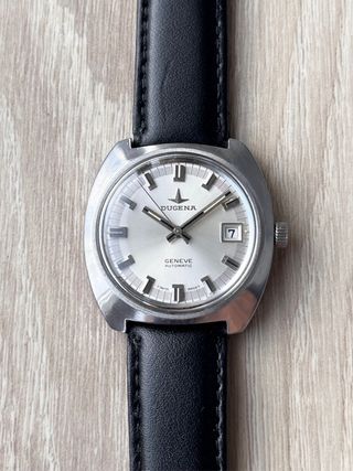 Reloj Dugena Geneve Automático Plata