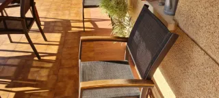Conjunto mesa y 6 sillas de jardín