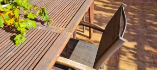 Conjunto mesa y 6 sillas de jardín