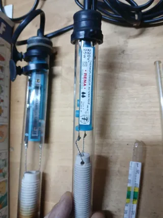 Calentador Acuario Rena F100 + lámpara Acuario