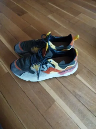 Flower Mountain Talla 44 Verde Naranja