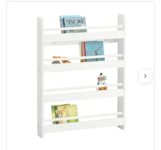 Librería Infantil 4 Estanterías Blanca