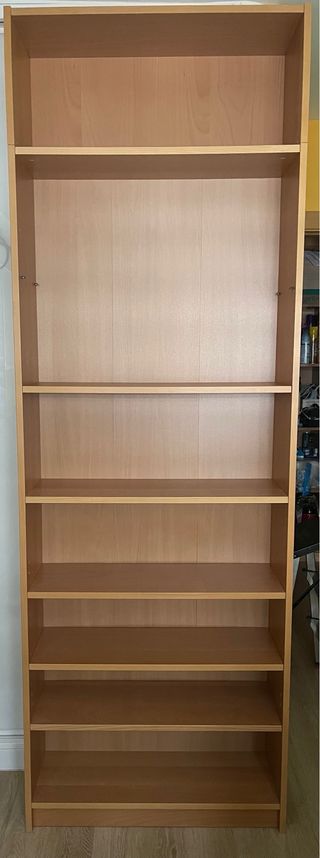 Estantería IKEA BILLY haya 80x28x202 + Altillo