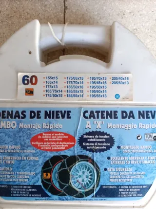 Cadenas para Nieve X Montaje Rápido