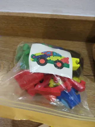 Lote juguetes madera 2 años