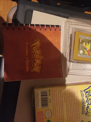 Pokémon Gold Game Boy Color Caja y Manual