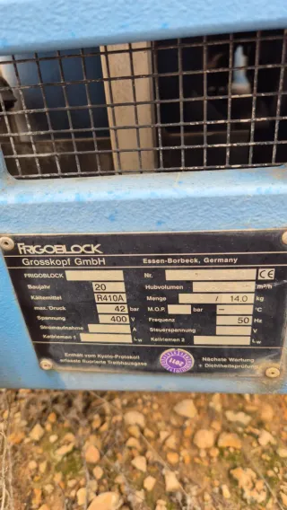 Equipo Frigorífico Frigoblock