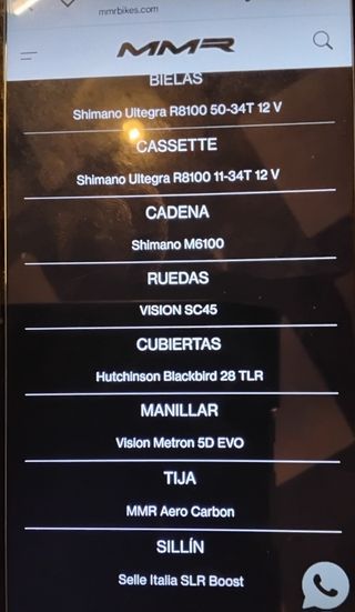 Bicicleta MMR Aero 2025