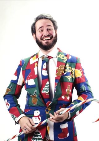 Traje de Navidad Oppo Suits Multicolor Talla 48