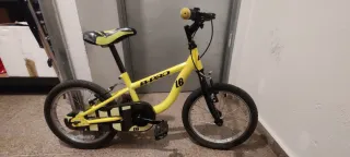 Bicicleta infantil B-PRO 16 amarilla