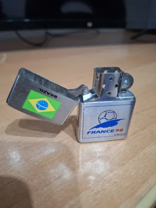 Zippo Francia 98 Brasil - Con caja original