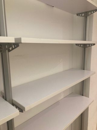 Estantería modular metal y madera