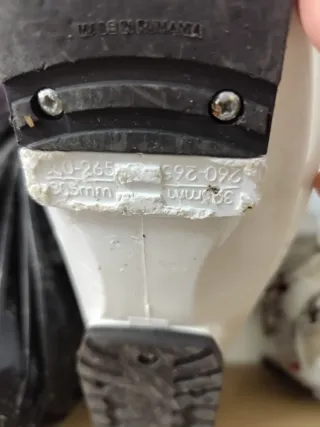 Botas de esquí blancas talla 38 39