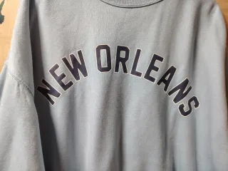 Sudadera Bershka New Orleans Azul