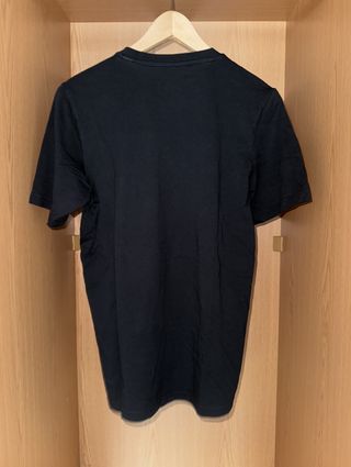 T-shirt Adidas Preta Logo Quadrado